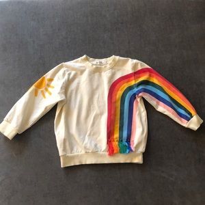 Rainbow long sleeve sweatshirt